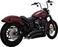 Thumbnail for VANCE & HINES Big Radius Exhaust System - Black 46377