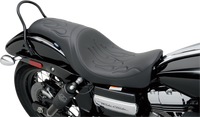 Thumbnail for DRAG SPECIALTIES Predator Seat - Flame Stitched - Dyna '06-'17 0803-0290