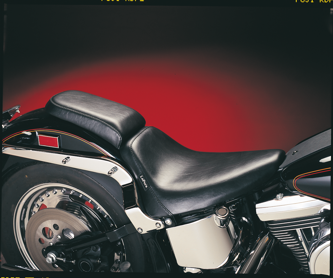 LE PERA Bare Bones Solo Seat - Smooth - Black - FL/FX '84-'99 LGN-007