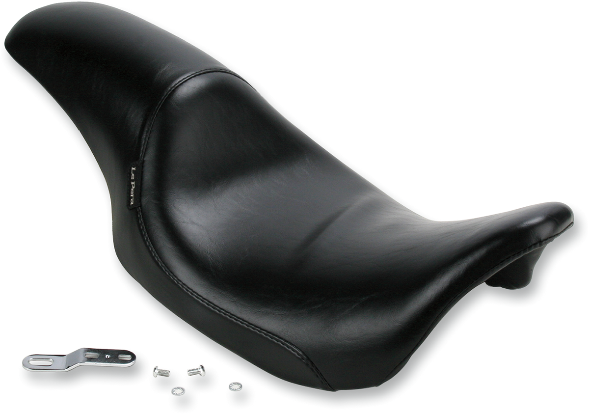 LE PERA Silhouette Full-Length Seat - Smooth - Black - FL '08-'23 LK-867