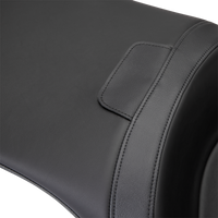 Thumbnail for DRAG SPECIALTIES Freedom Seat - Solar Leather - Black - Smooth - FLH '09-'23 0801-1485