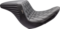 Thumbnail for LE PERA Kickflip Up Front Seat - Double Diamond - Black - FL/FX '18-'23 LYRU-590DD