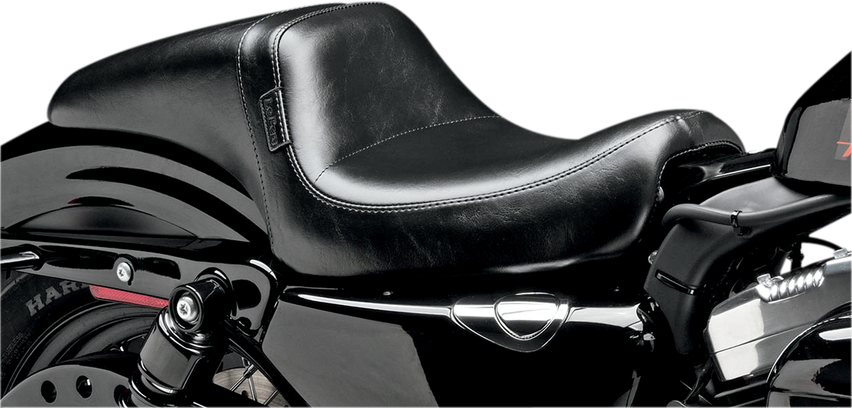 LE PERA Daytona Seat - Without Backrest - Smooth - Black - XL '04-'23 LK-542S