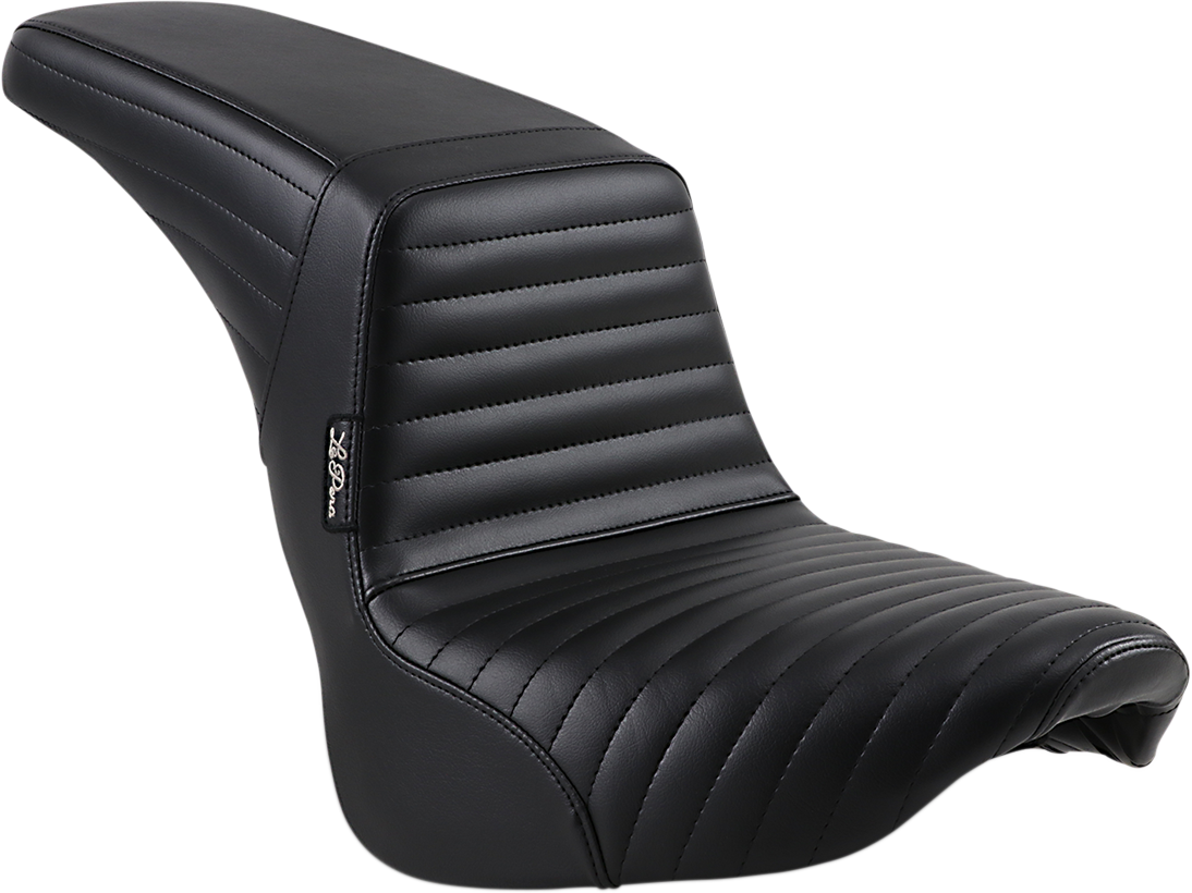 LE PERA Kickflip Seat - Pleated - Black - Softail '18-'23 LYF-590PT